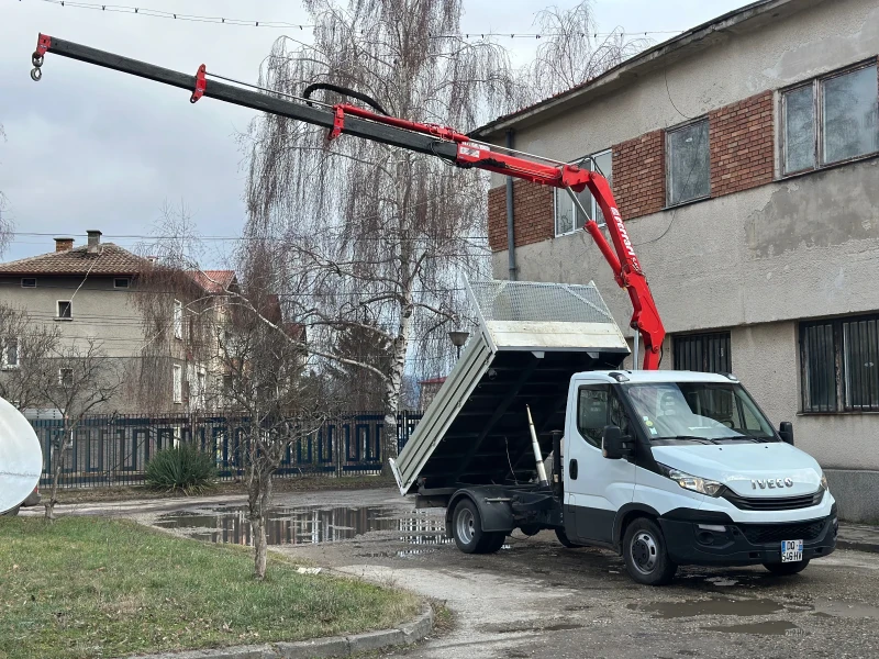 Iveco Daily Самосвал+ Кран, N1, 1550кг.на2.60метра, 3хидравлич