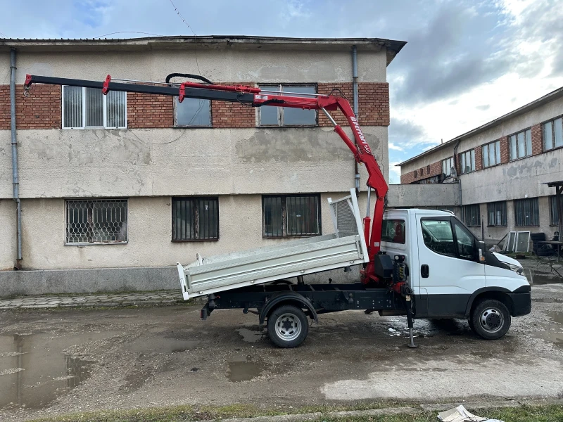 Iveco Daily Самосвал+ Кран, N1, 1550кг.на2.60метра, 3хидравлич, снимка 8 - Бусове и автобуси - 53445994