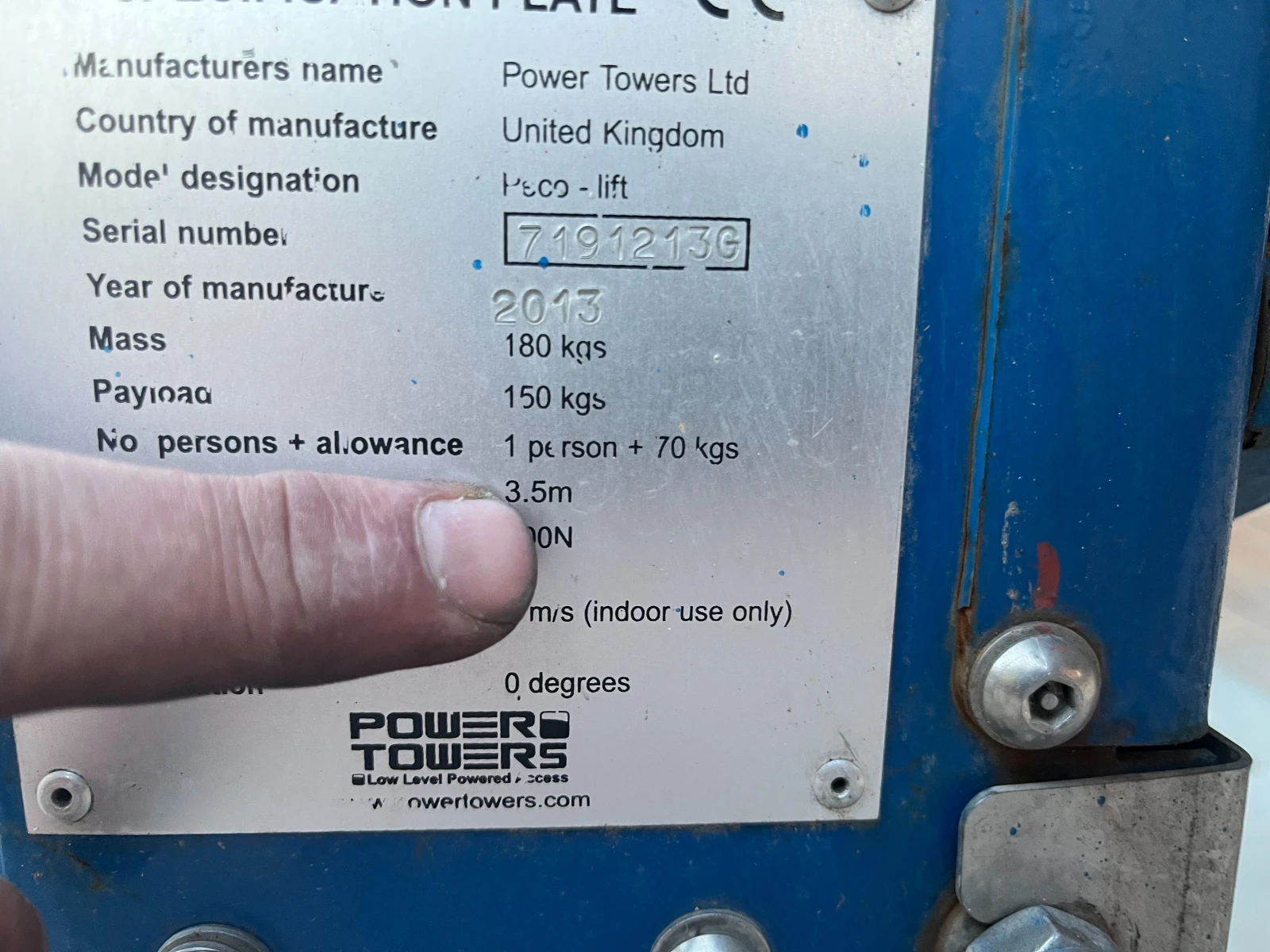 Платформи Друга Power Towers PecoLift, снимка 10 - Индустриална техника - 54990945