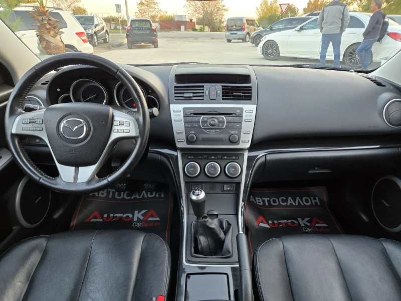 Mazda 6 2.0CD-140кс= 6ск= BOSE= КСЕНОН= ПОДГРЕВ= КОЖА, снимка 12 - Автомобили и джипове - 52159340