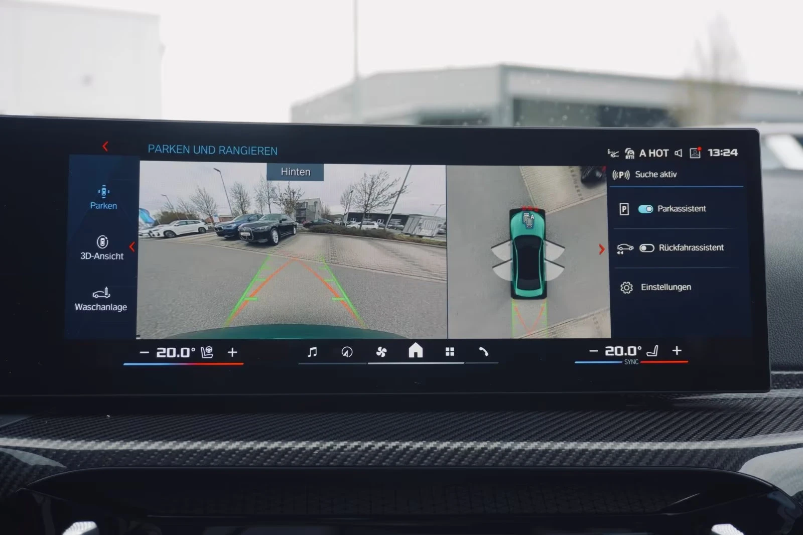 BMW M3 COMPETITION/530HP/xDRIVE/360/CARBON/ACC/HUD/370z, снимка 15 - Автомобили и джипове - 54366475