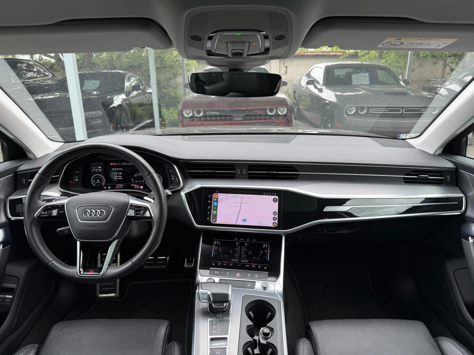 Audi A6 55TFSI e, S-line, PLUG-IN HYBRID, снимка 12 - Автомобили и джипове - 54526935