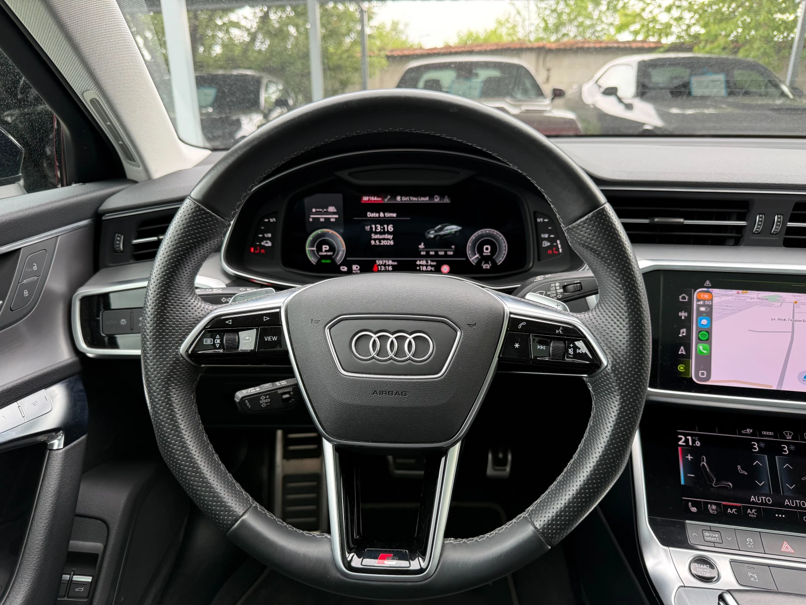 Audi A6 55TFSI e, S-line, PLUG-IN HYBRID, снимка 11 - Автомобили и джипове - 54526935