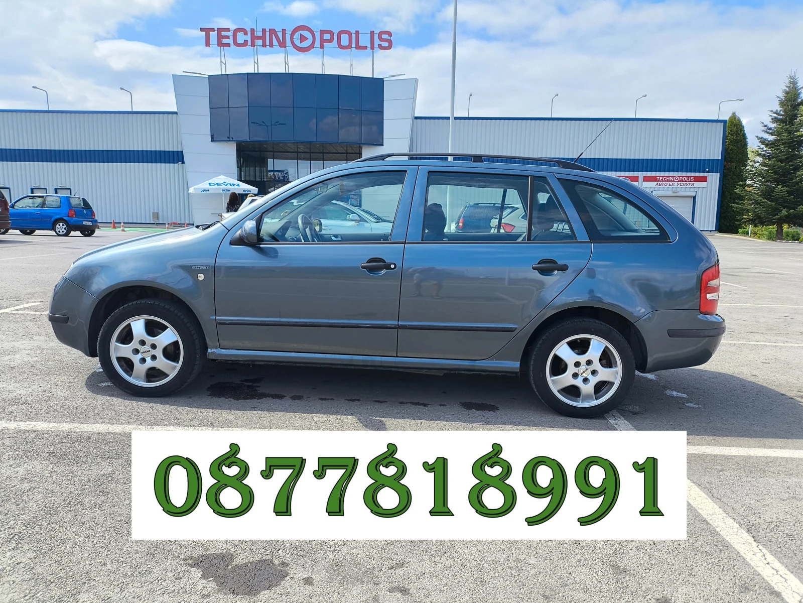 Skoda Fabia 1, 9 TDI , 99 к.с. , комби , регистриран , ГО - изображение 7