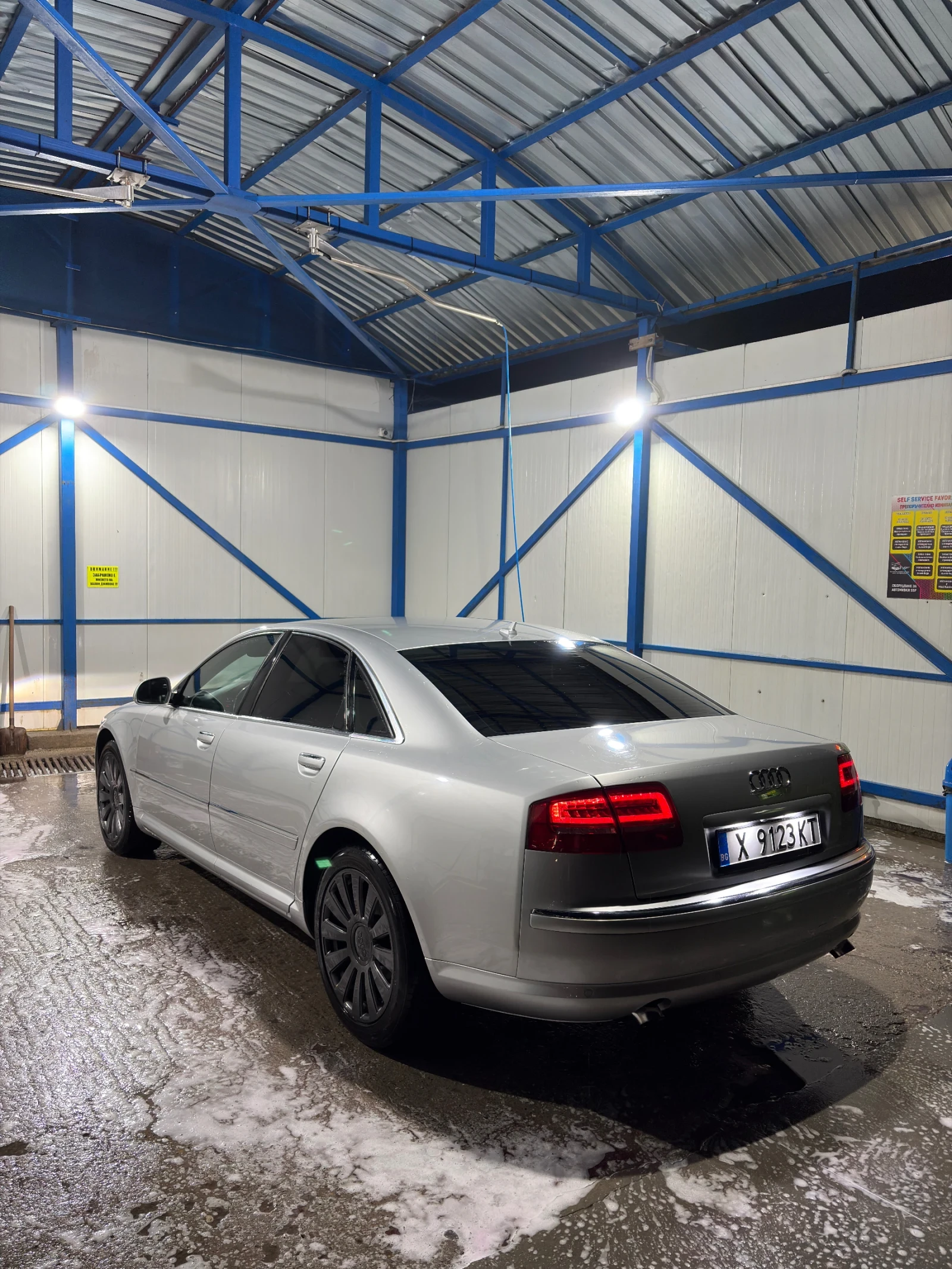 Audi A8 3.0Tdi Face TOP Сменени вериги/Обслужена, снимка 14 - Автомобили и джипове - 54827394