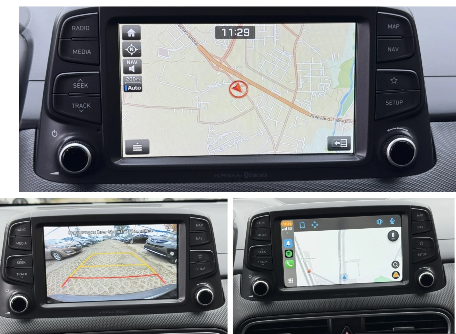 Hyundai Kona 1.6TGDI / 4x4 / PREMIUM / KRELL /HEAD UP/  | Mobile.bg   15