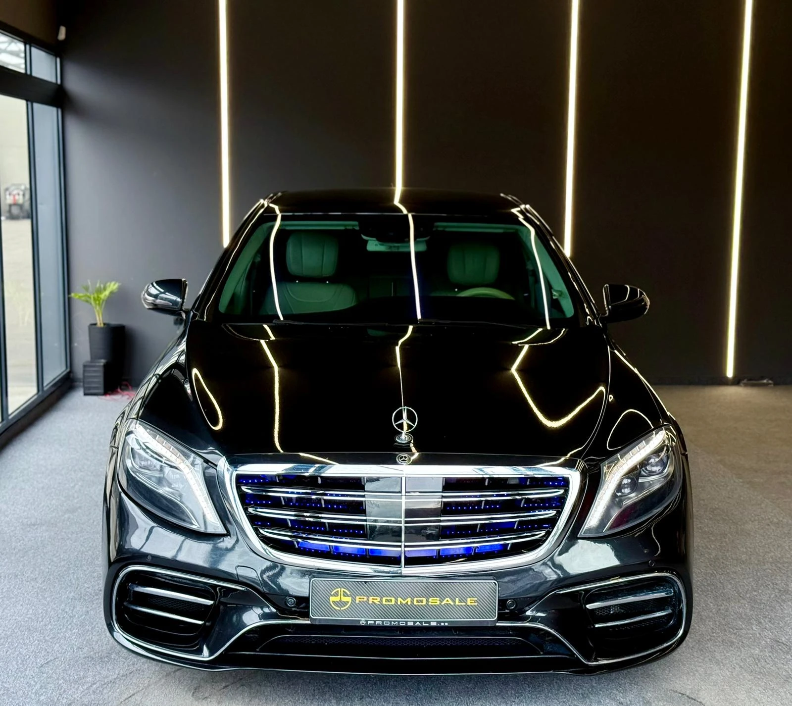 Mercedes-Benz S 350 4 - Matic* AMG* Подгрев* Starlight* Лизинг , снимка 2 - Автомобили и джипове - 54379771