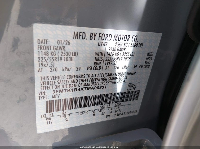 Ford Mustang Mach-E Select, снимка 9 - Автомобили и джипове - 55288908