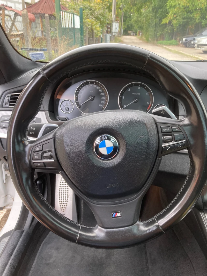 BMW 535 НАПЪЛНО ОБСЛУЖЕН ДВИГАТЕЛ RWD SAT MPACK DPF HEADUP, снимка 9 - Автомобили и джипове - 52565553