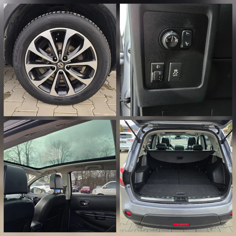 Nissan Qashqai + 2, 1.5DCI, 110к.с., 7 места, 360  камера!, снимка 15 - Автомобили и джипове - 53029543