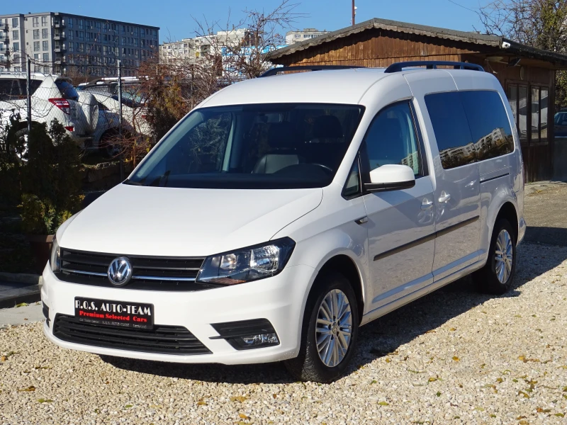 VW Caddy Maxi 2.0 TDI 102kc DSG 5вр. Highline 7 места, снимка 1 - Автомобили и джипове - 48087489