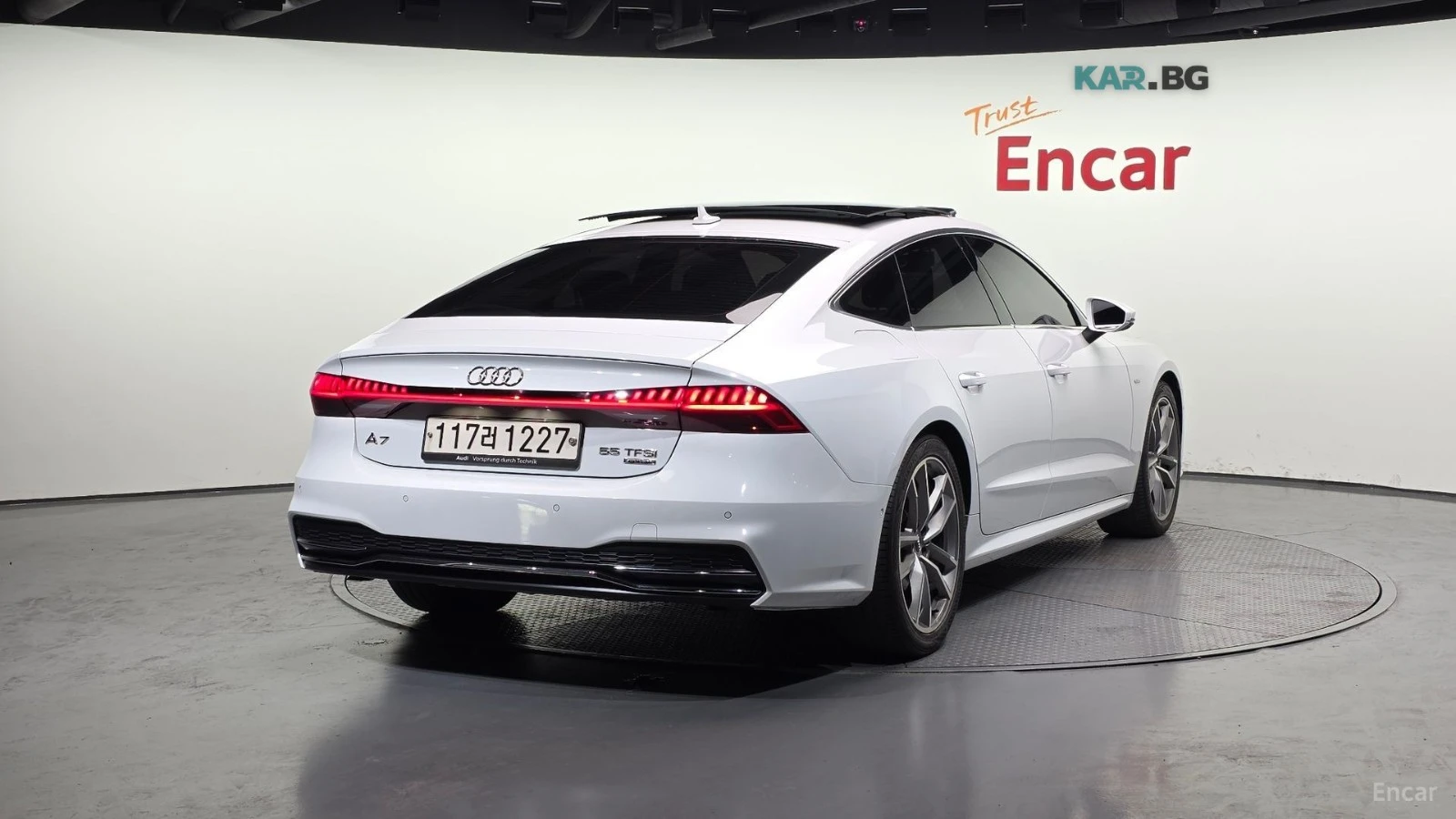 Audi A7 QUATTRO* 55TFSI* PREMIUM* DISTRONIC* ОБДУХ* 360* , снимка 3 - Автомобили и джипове - 55086843