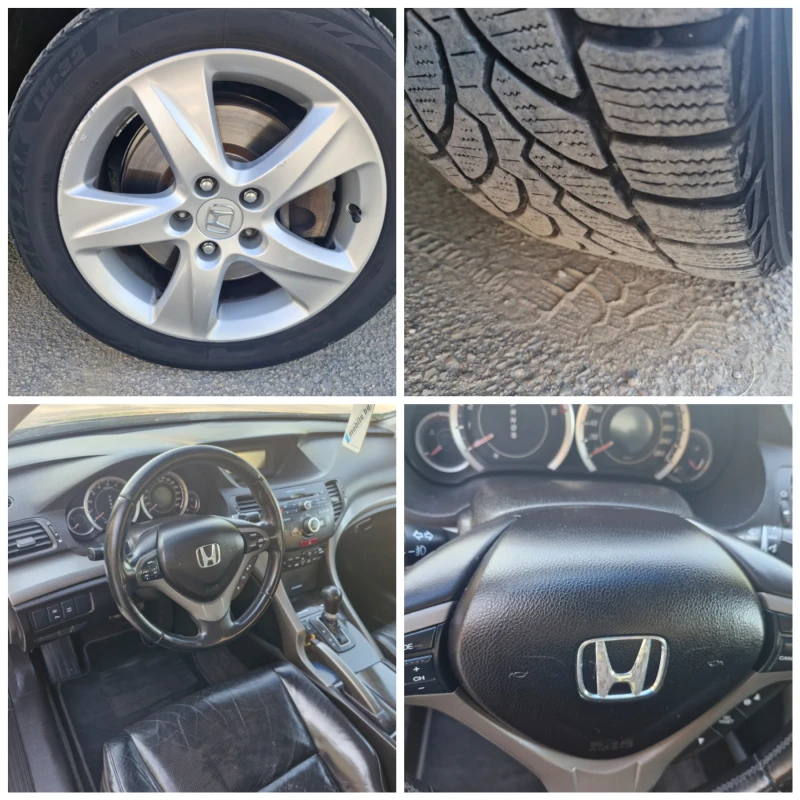 Honda Accord 2, 4* 201* AC* F1* XENON* PDC* КОЖА* AUT, снимка 15 - Автомобили и джипове - 50887262