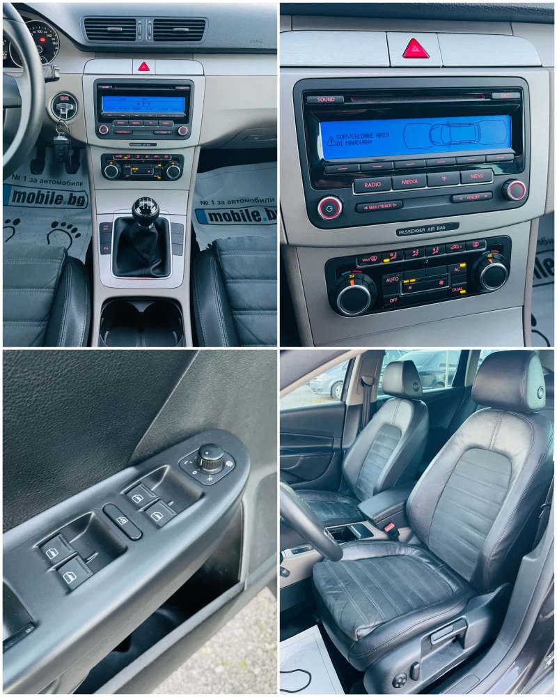 VW Passat 2.0 TDI EURO6 * Кожа* Реални 113132 км* , снимка 12 - Автомобили и джипове - 52796047