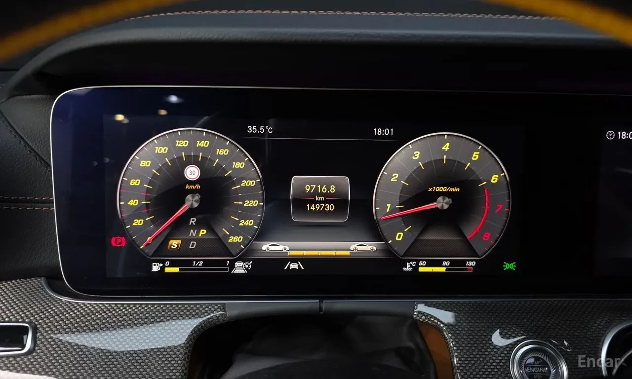 Mercedes-Benz E 450 4� / 360 / PANO / HUD / DISTR / BURM / ���������  | Mobile.bg � ����������� 8