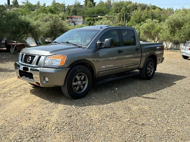 Nissan Titan crew cab Pro-4x 5.6 V8 LPG , снимка 1 - Автомобили и джипове - 46105855