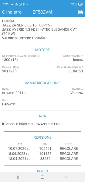Honda Jazz Hybrid 105000km e5b - 7100 € - 39078744 13