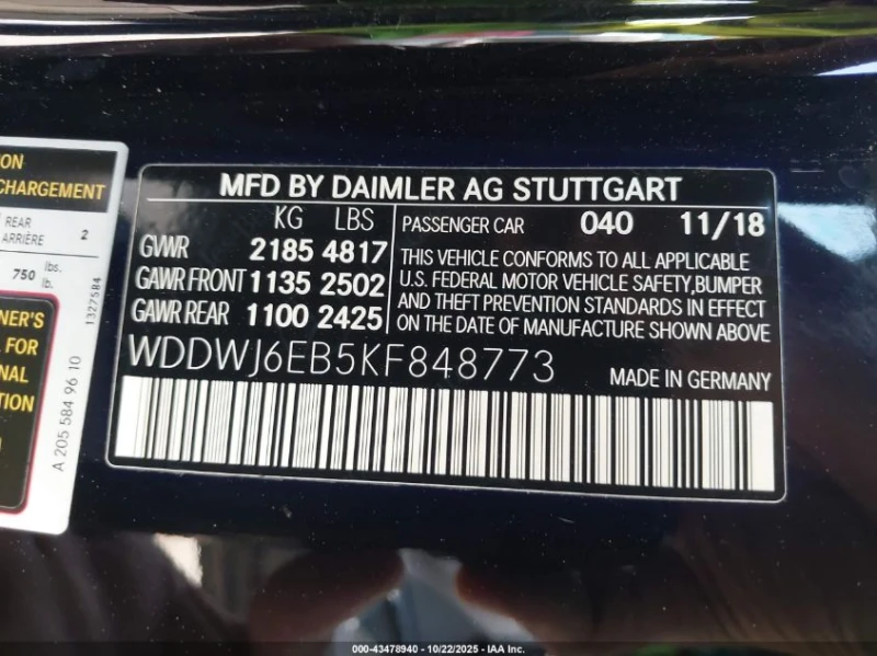 Mercedes-Benz C 43 AMG 3l Amg C 43 4Matic, снимка 9 - Автомобили и джипове - 53234144