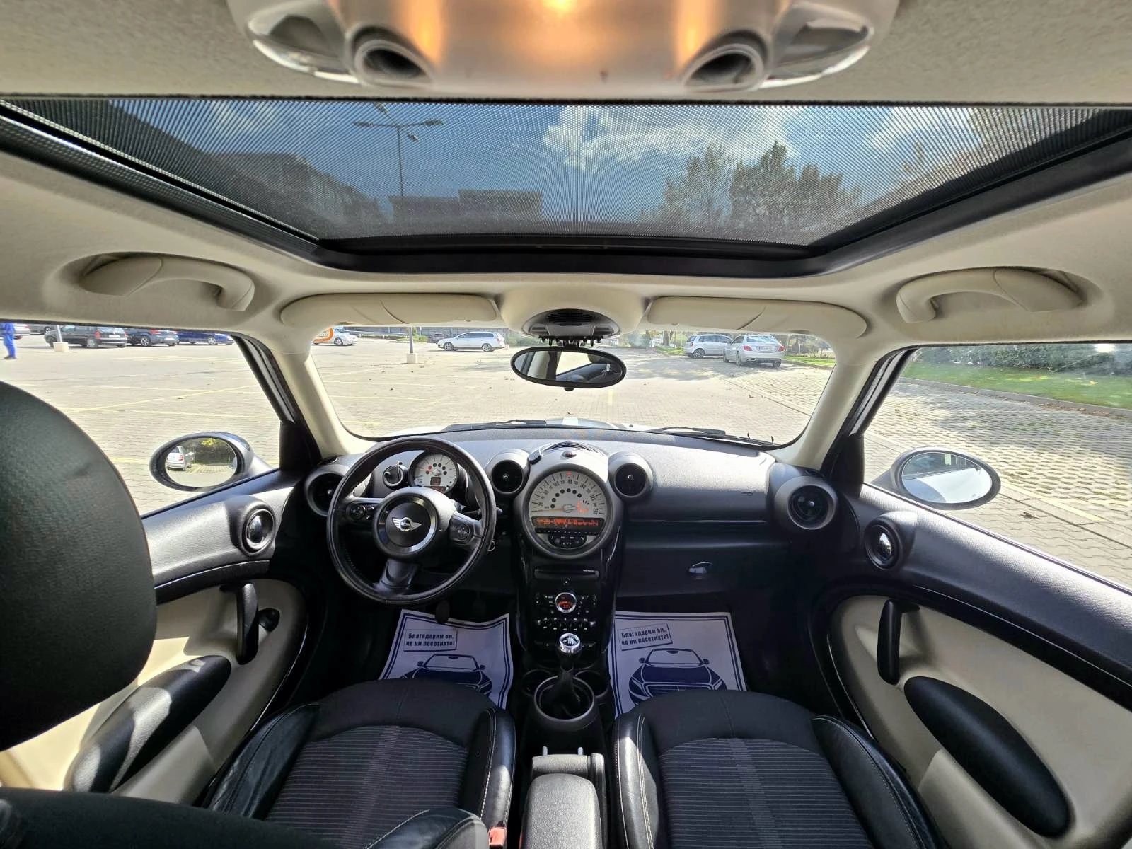 Mini Countryman 1.6D/КОЖА/ПАНОРАМА, снимка 14 - Автомобили и джипове - 54508296