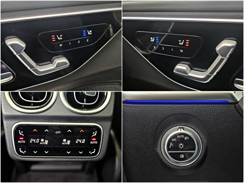 Mercedes-Benz C 300 AMG/4M/DISTR/HUD/VIRTUAL/3DCAM/МАСАЖ/ОБДУХ/PANO/LI, снимка 12 - Автомобили и джипове - 52133305