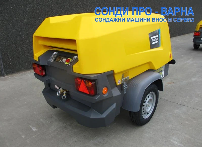 Компресори Atlas Copco Нов Мобилен компресор XAS88KD, 5м3/мин, 45HP, 7бар, снимка 5 - Индустриална техника - 47207798