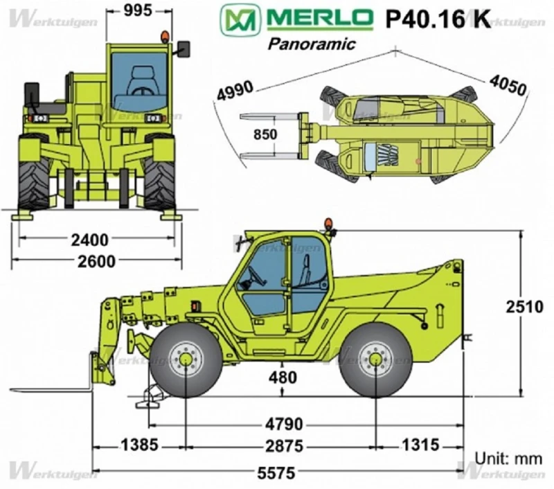 Телескопични товарачи Merlo P40.16K 4x4x4, снимка 14 - Индустриална техника - 49710461