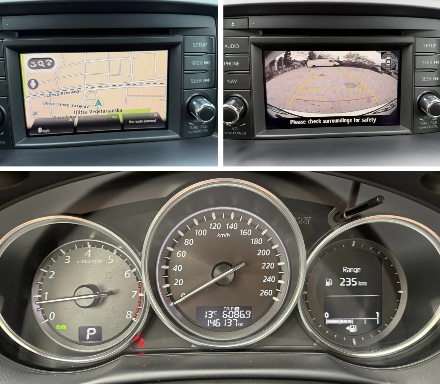 Mazda CX-5 2.0i SkayActive 4WD / KeyLess / Navi, снимка 14 - Автомобили и джипове - 54150395