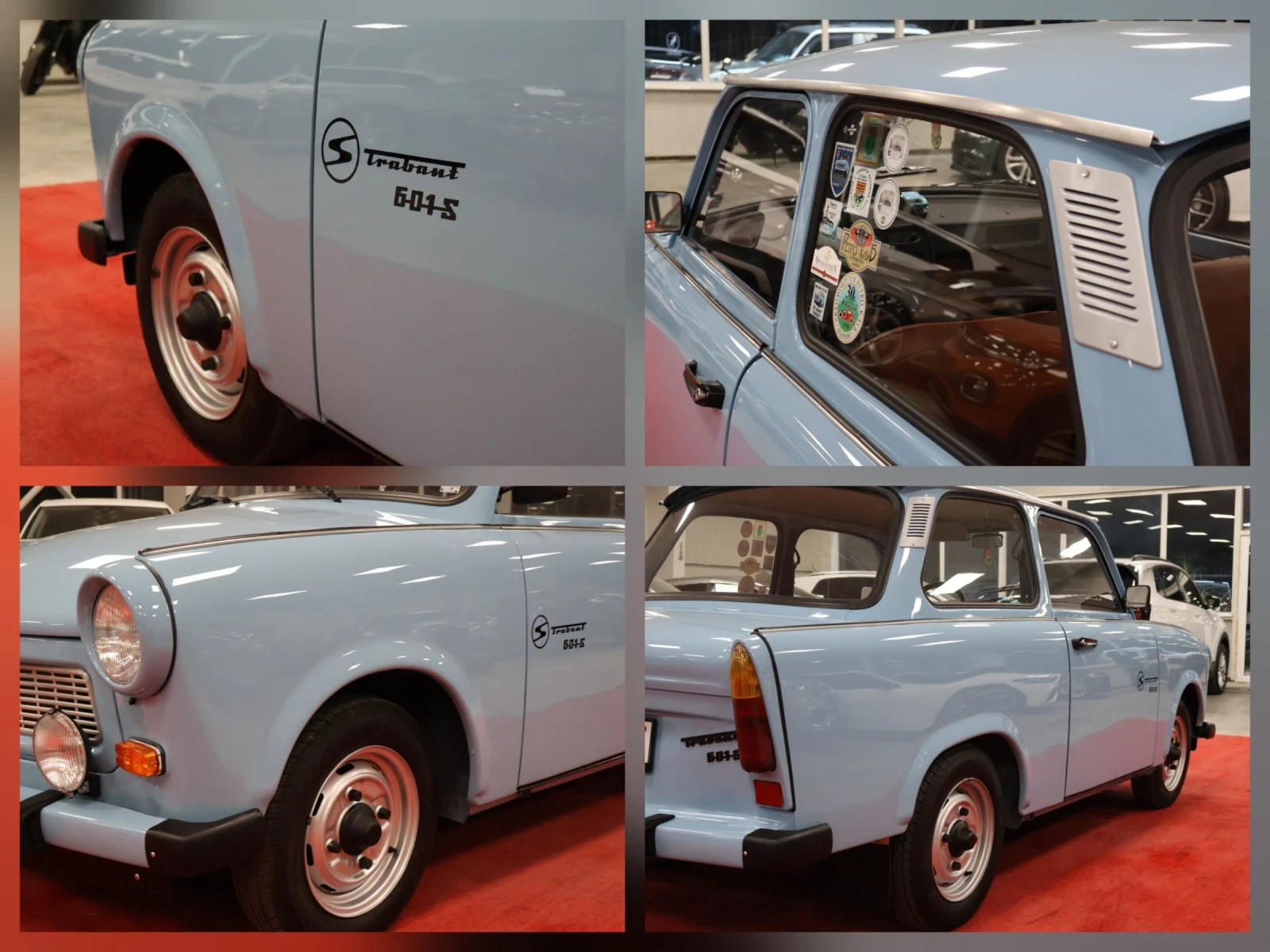 Trabant 601 L | Напълно реставриран, снимка 14 - Автомобили и джипове - 56144955