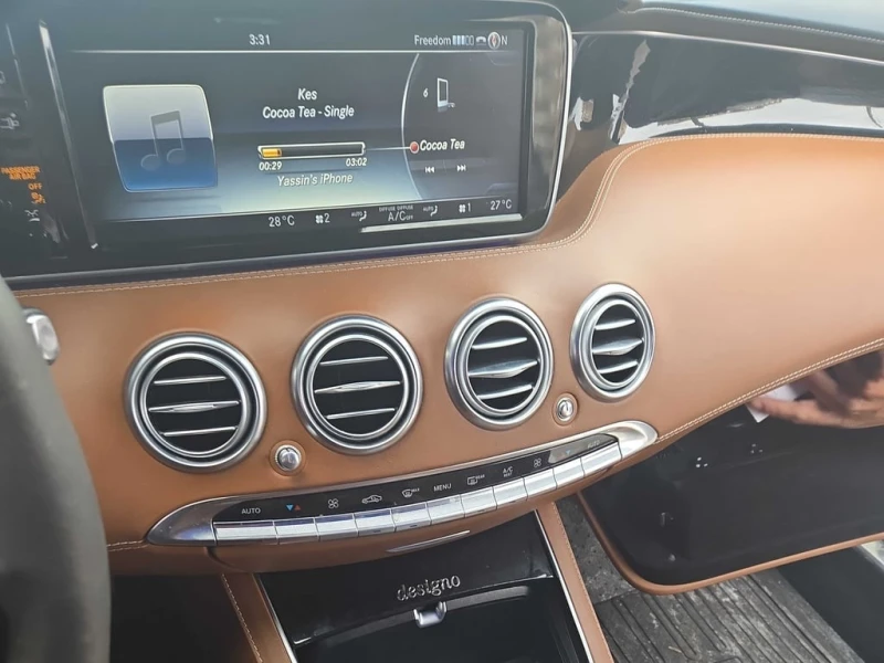 Mercedes-Benz S 63 * AMG * CARFAX * ДИСТРОНИК * 360 * ОБДУХВАНЕ, снимка 9 - Автомобили и джипове - 53308408