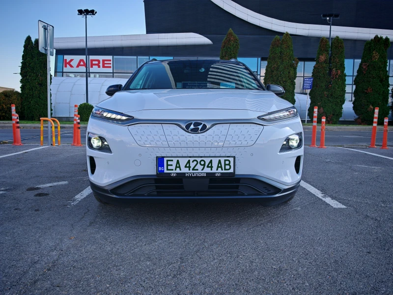 Hyundai Kona 64 kWh в Гаранция, Head-up, Термопомпа, KRELL Prem, снимка 15 - Автомобили и джипове - 47790797