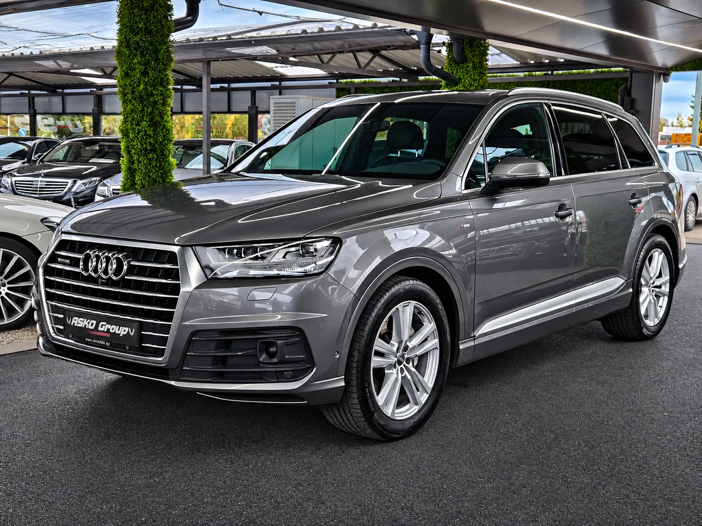 Audi Q7 S-LINE/7MESTA/САМОПАРК/DISTR/PANO/360CAM/ПОДГР/LIZ