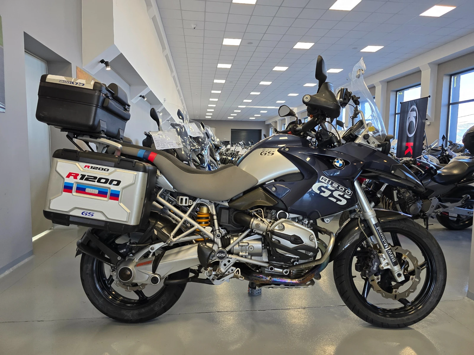 BMW R 1200 GS, Нави, Лед фар, ABS, Подгрев, Ohlins! - изображение 3