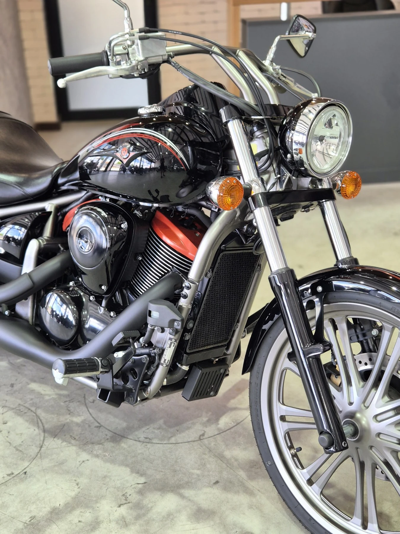 Kawasaki Vulcan VN 900 CUSTOM!!! 8000км!!! Нов внос от ШВЕЙЦАРИЯ! , снимка 7 - Мотоциклети и мототехника - 54821897