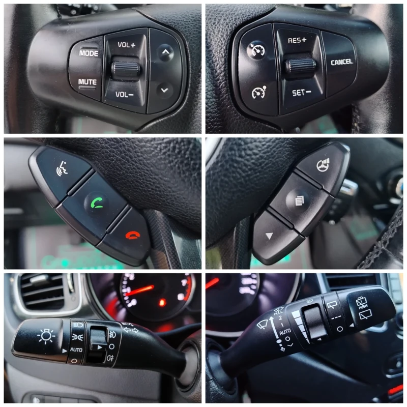 Kia Carens 1.6i-135к.с/НАВИГАЦИЯ/КЛИМАТРОНИК/ПАНОРАМА!!! , снимка 13 - Автомобили и джипове - 51172209