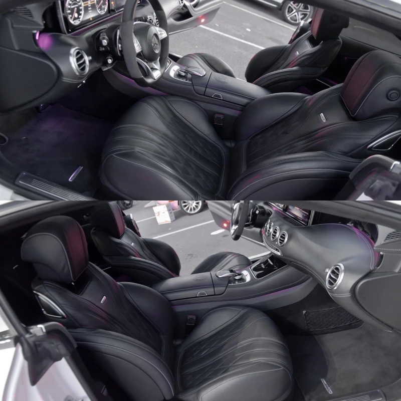 Mercedes-Benz S 63 AMG COUPE/SWAROVSKI/FACELIFT/DESIGNO/4MATIC/FULL MAX, снимка 9 - Автомобили и джипове - 52640993