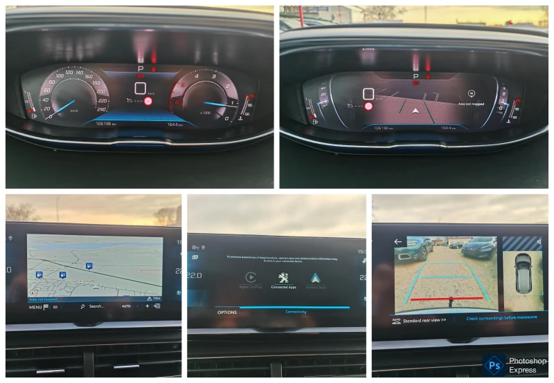 Peugeot 5008 1, 5hdi Allure 7 места Automatic, снимка 14 - Автомобили и джипове - 52891493