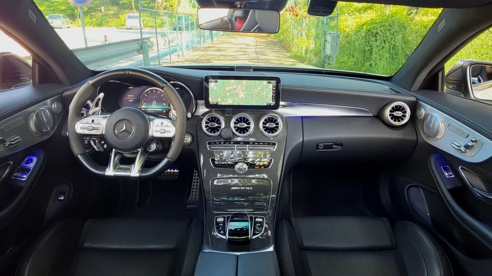 Mercedes-Benz C 63 AMG ���* HUD* 360* KEYLESS* ��. ��������* ������ ���� | Mobile.bg � ����������� 10