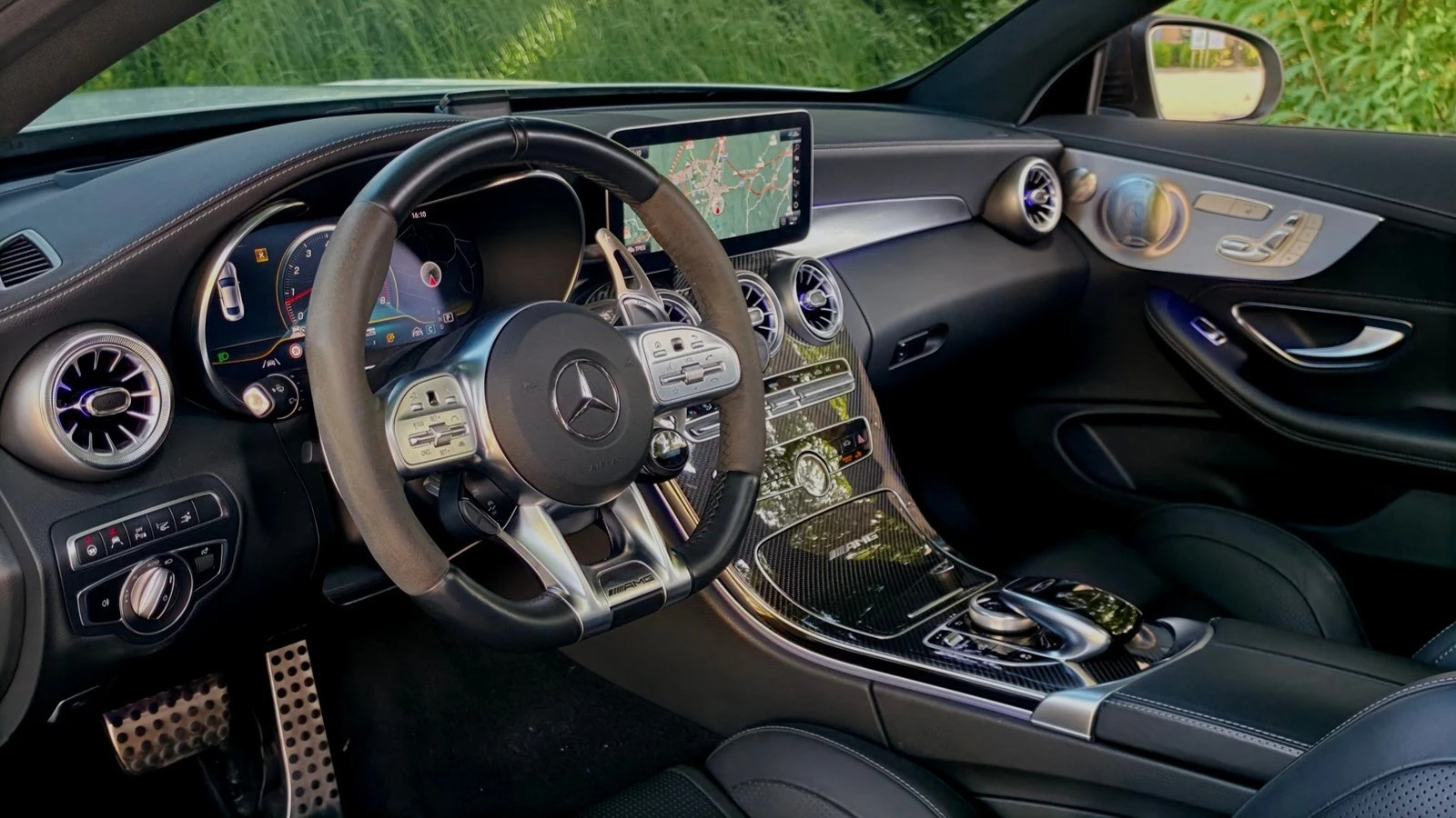 Mercedes-Benz C 63 AMG ���* HUD* 360* KEYLESS* ��. ��������* ������ ���� | Mobile.bg � ����������� 11