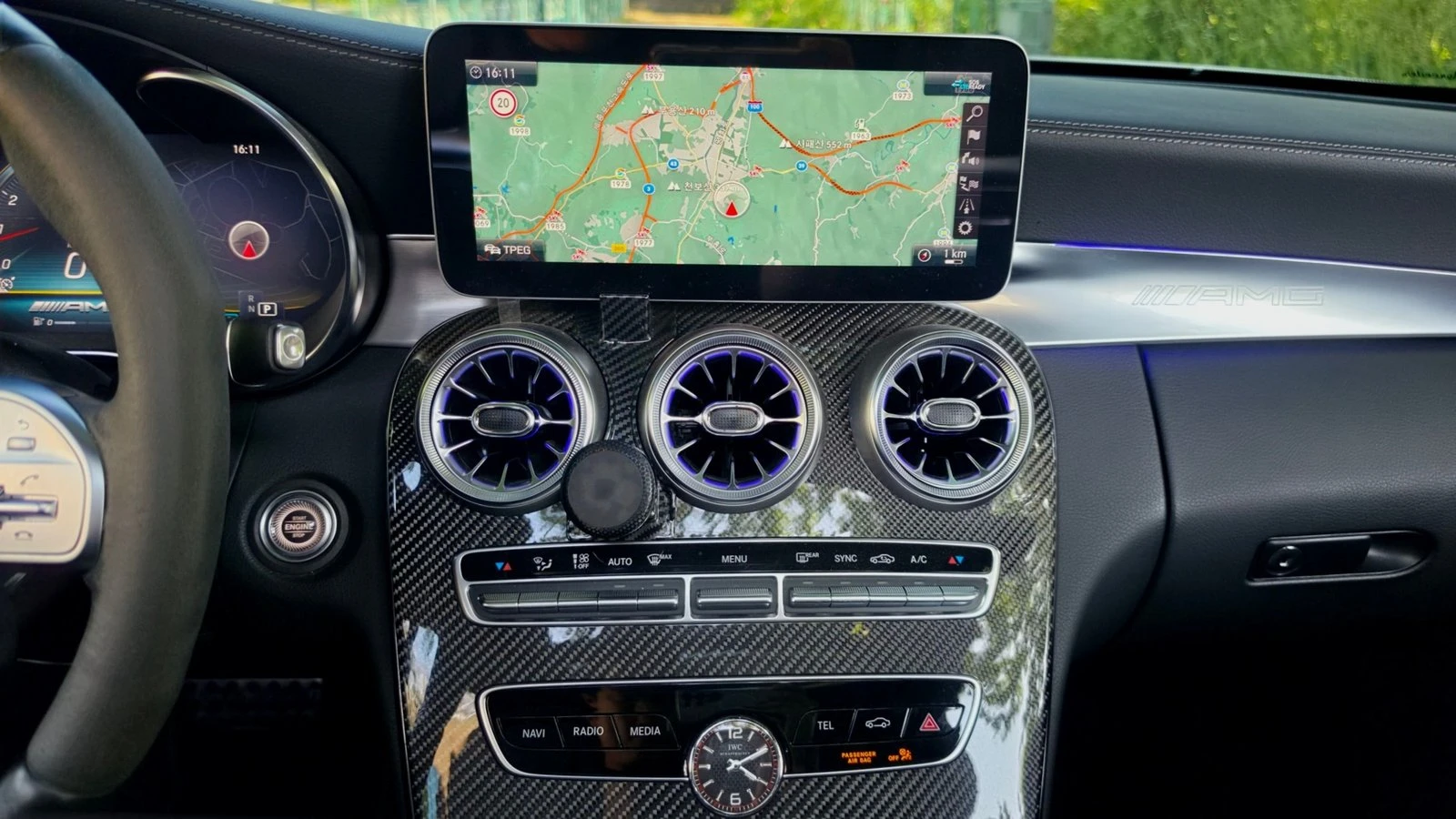 Mercedes-Benz C 63 AMG ���* HUD* 360* KEYLESS* ��. ��������* ������ ���� | Mobile.bg � ����������� 16