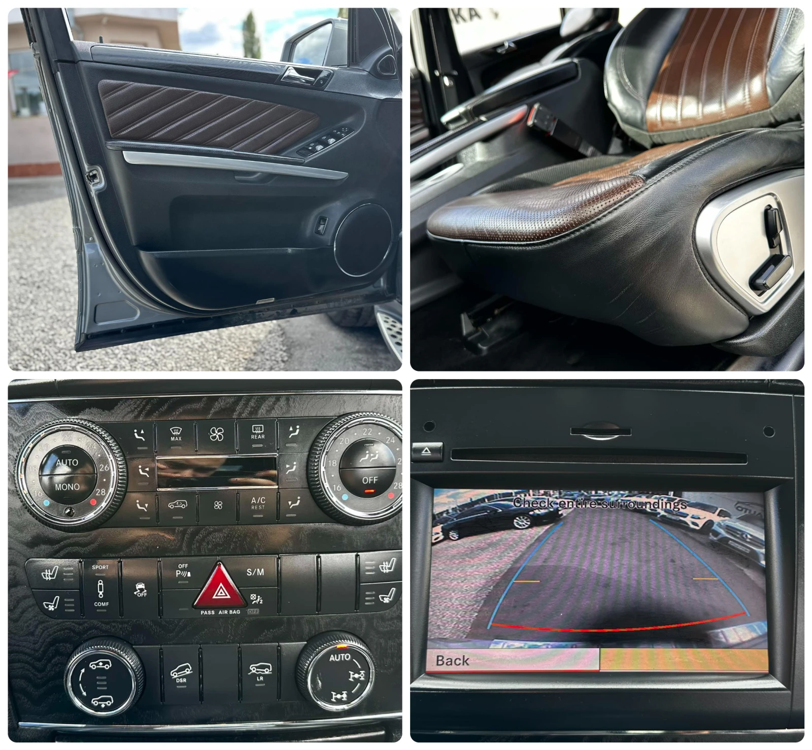 Mercedes-Benz GL 350 D 265HP GRAND EDITION 6+ 1 ОБДУХВАНЕ КАМЕРА, снимка 15 - Автомобили и джипове - 56213433