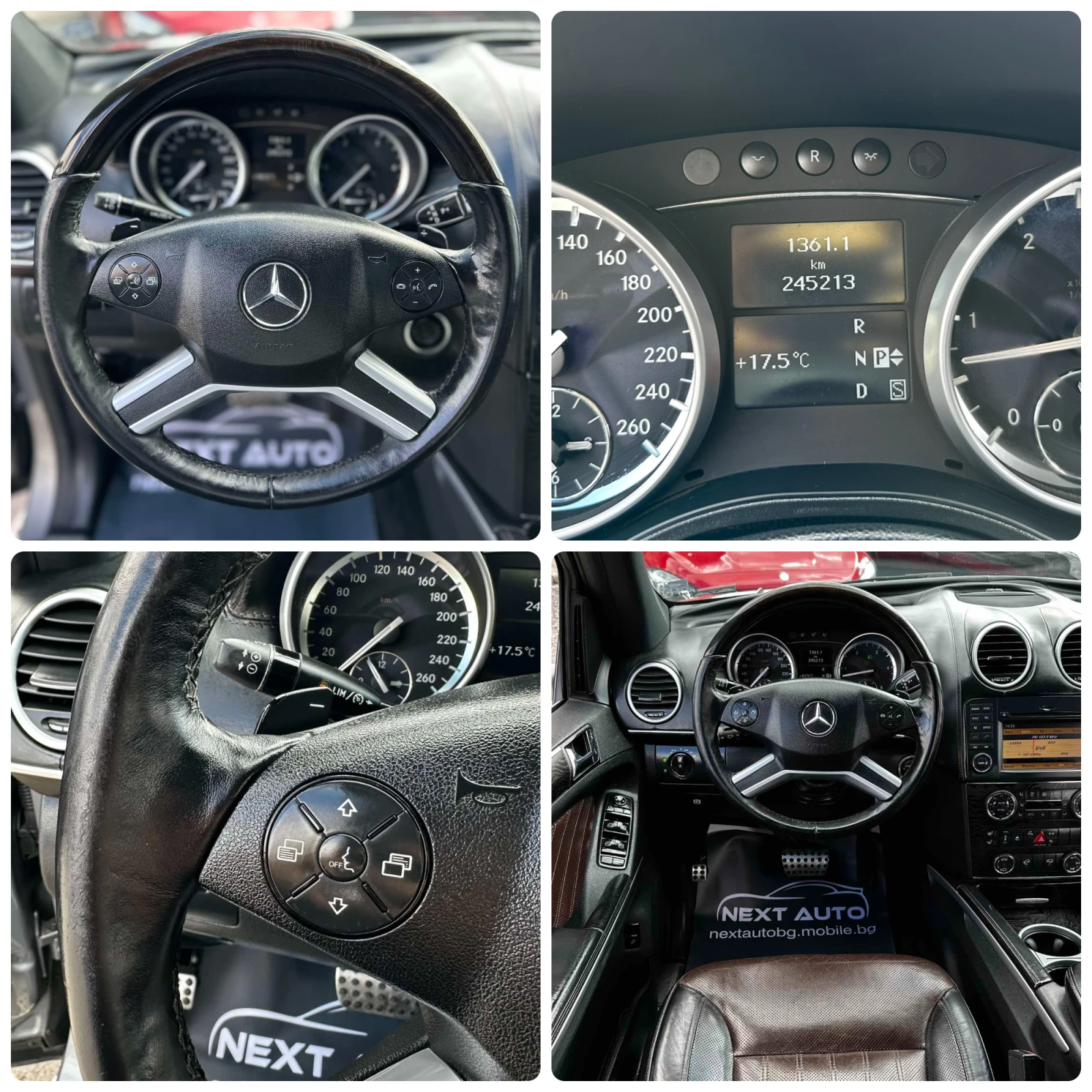 Mercedes-Benz GL 350 D 265HP GRAND EDITION 6+ 1 ОБДУХВАНЕ КАМЕРА, снимка 14 - Автомобили и джипове - 56213433