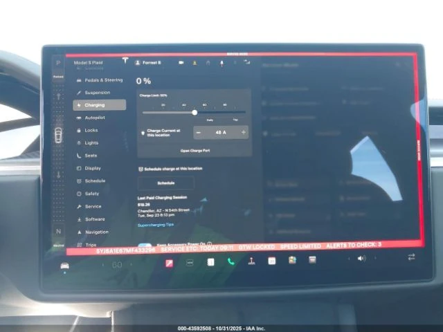 Tesla Model S PLAID TRI MOTOR ALL-WHEEL DRIVE, снимка 17 - Автомобили и джипове - 53327408