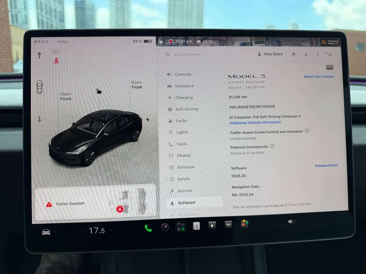 Tesla Model 3 Obsidian Black* Long Range * CARFAX * , снимка 8 - Автомобили и джипове - 54948938