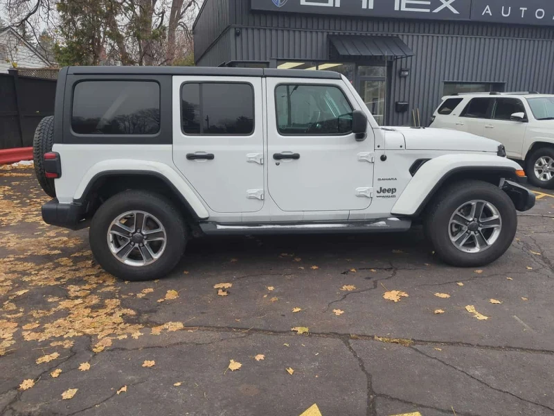 Jeep Wrangler * Unlimited Sahara * CARFAX * ПОДГРЕВ * KEYLESS * , снимка 3 - Автомобили и джипове - 53580528
