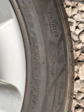 Гуми с джанти Hankook 225/55R17, снимка 6 - Гуми и джанти - 52691175