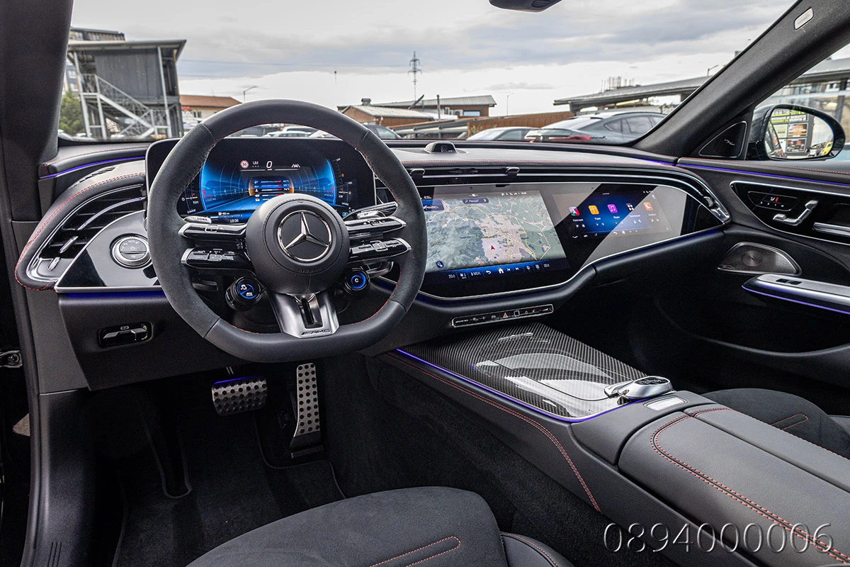 Mercedes-Benz E 53 AMG 4M 3xCARBON EXCLUSIVE HYPER SCREEN BURMEISTER 4D, снимка 9 - Автомобили и джипове - 54611179