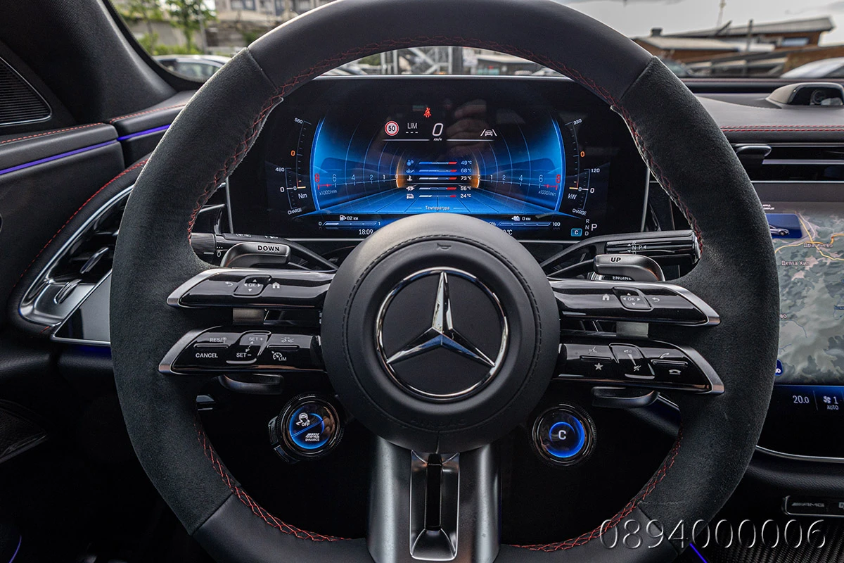 Mercedes-Benz E 53 AMG 4M 3xCARBON EXCLUSIVE HYPER SCREEN BURMEISTER 4D, снимка 15 - Автомобили и джипове - 54611179