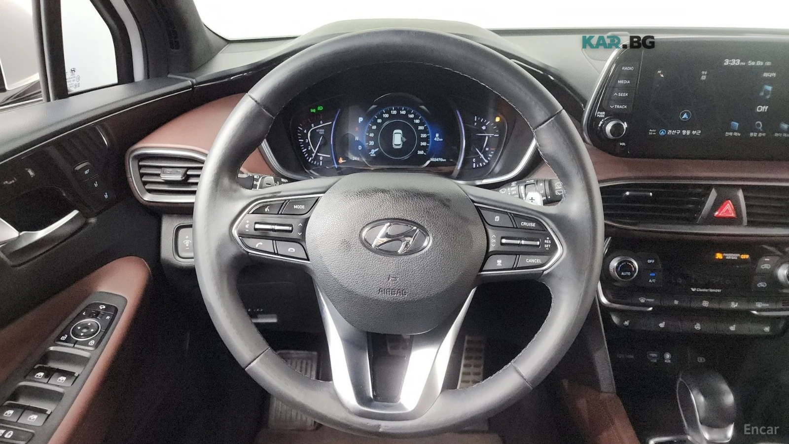 Hyundai Santa fe 2.0D* 4WD* INSPIRATION* ПОДГРЕВ* ОБДУХВАНЕ* КАМЕРА, снимка 12 - Автомобили и джипове - 55978666