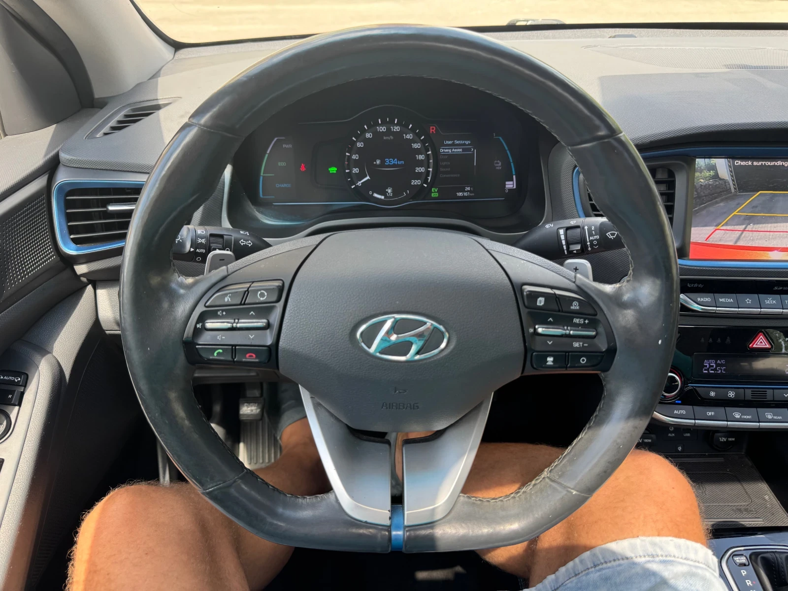 Hyundai Ioniq LED* КОЖА* КАМЕРА* ПОДГРЕВ* ОБДУХВАНЕ* ЛЮК*  | Mobile.bg — изображение 17