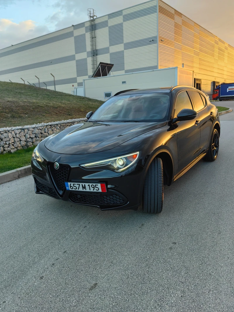 Alfa Romeo Stelvio Ti Vulcano Black, снимка 1 - Автомобили и джипове - 47899099